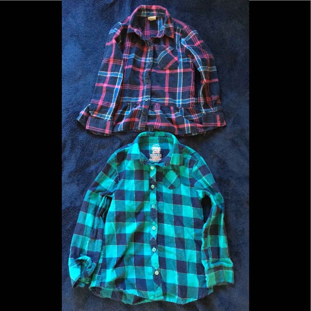 5T girls flannels